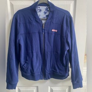 Vineyard Vines reversible cotton crew jacket